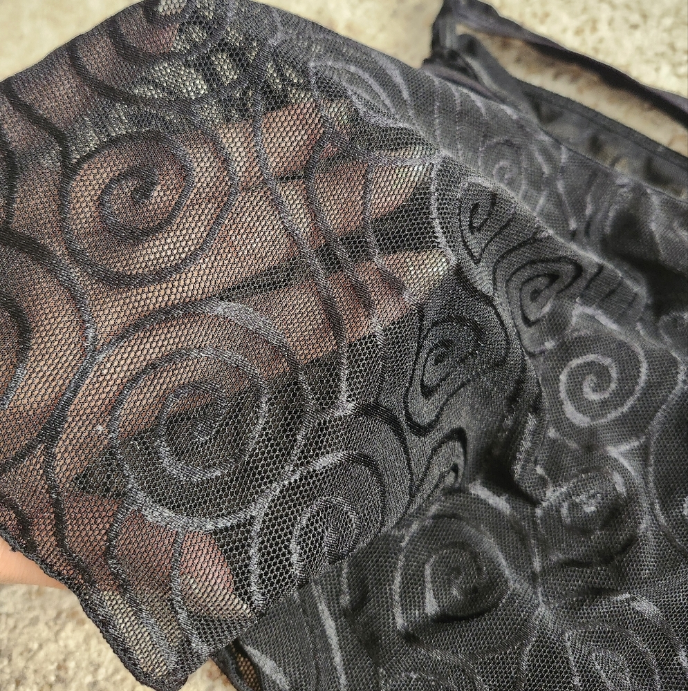 Exposed Black Lace Lingerie Top - Picture 7 of 7